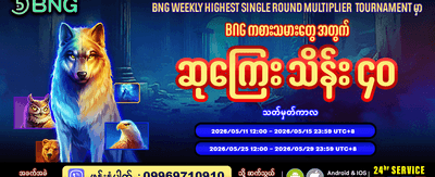အပတ်စဉ် အမြင့်ဆုံးဆုကြေးများ ရယူပါ